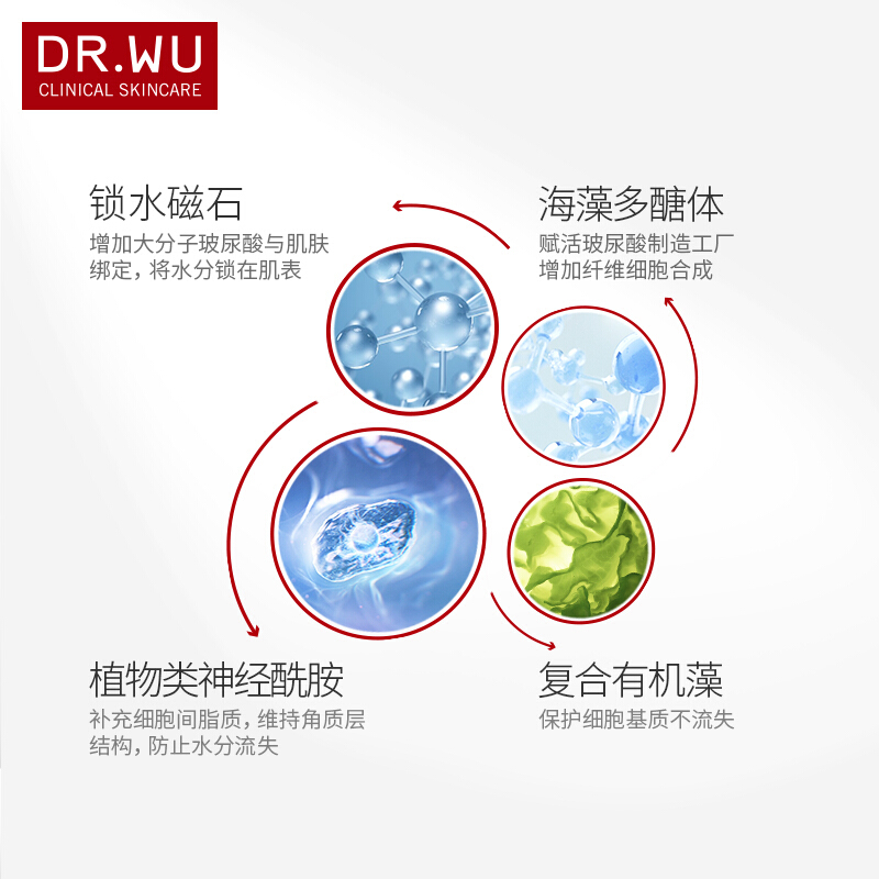 达尔肤 DR.WU达尔肤玻尿酸保湿精华化妆水 150ML高清大图