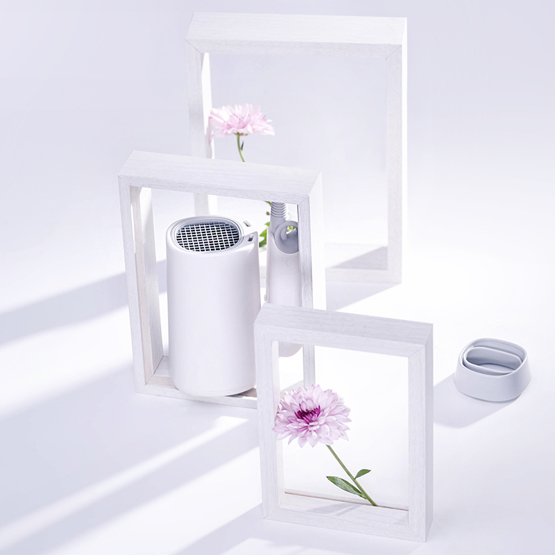 须眉便携负离子吹风机SH-A121(白色)家用电吹风1000W宿舍用吹风筒2档可调