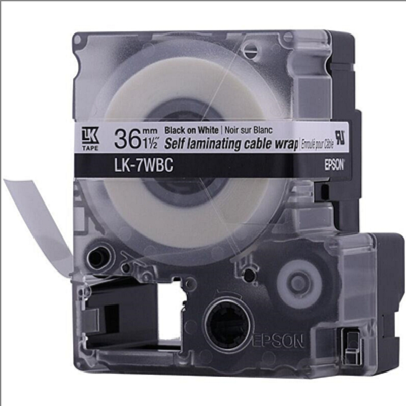 爱普生(EPSON) 原装色带 白底黑字 LK-7WBC(单位:根)