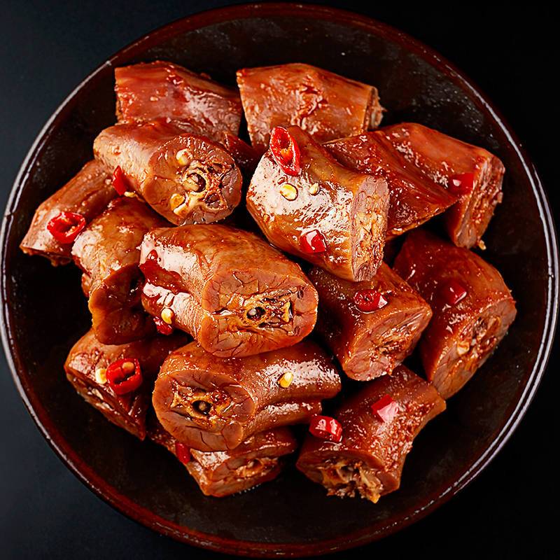 麻辣鸭脖子特产零食10包卤味休闲小吃大礼包批发 微辣鸭脖10包