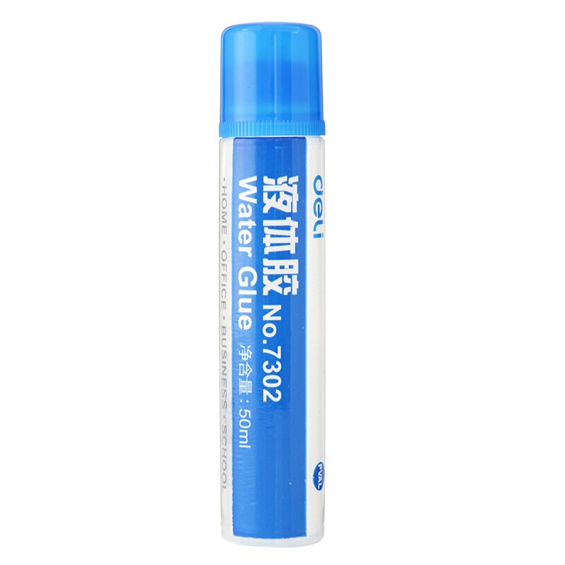 得力(Deli)7302液体胶水高粘度 办公用品24支装