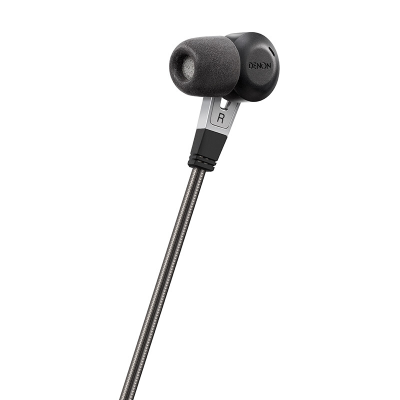 天龙（DENON）AH-C820BKEM 双动圈 双线驱动 入耳式HIFI耳机 耳塞 黑色