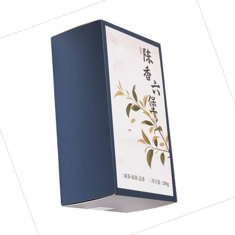 沿盘山 陈香六堡茶 200克 盒高清大图