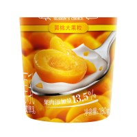 味全 优酪乳-四季鲜选(黄桃果粒)180g(4杯装) 酸奶