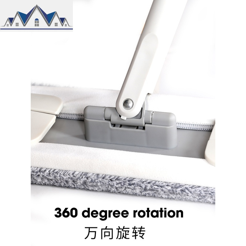 平板拖把家用木地板拖布一拖净干湿两用夹布拖吸水墩布神拖 三维工匠