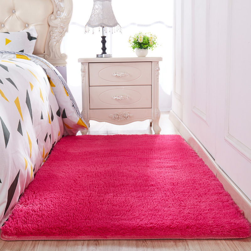 美帮汇少女心房间地毯卧室床边满铺长方形床前拍照毯子客厅茶几榻榻米垫