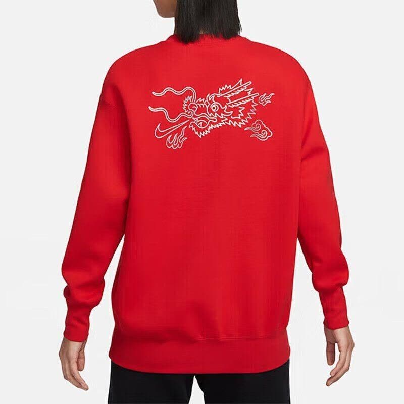 NIKE/耐克卫衣女装新款运动服针织加厚圆领套头衫FZ6537-657 C图片