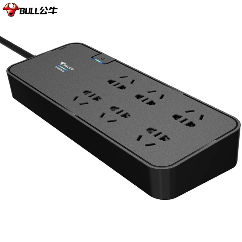公牛(bull) GN-H3060抗电涌电源接线板插排 3米