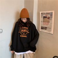 2021秋冬新款港味cec卫衣女韩版ins宽松慵懒风假两件bf薄款上衣潮