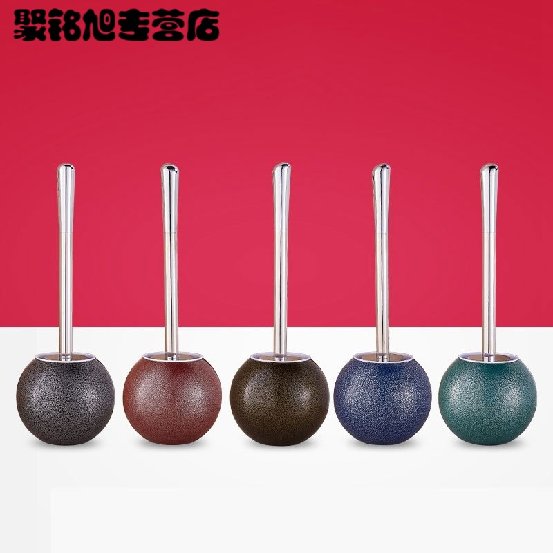 创意时尚欧式马桶刷架免打孔卫生间马桶刷套装浴室洁厕刷子厕所刷简约卫生间厨卫五金/挂件马桶刷/马桶杯