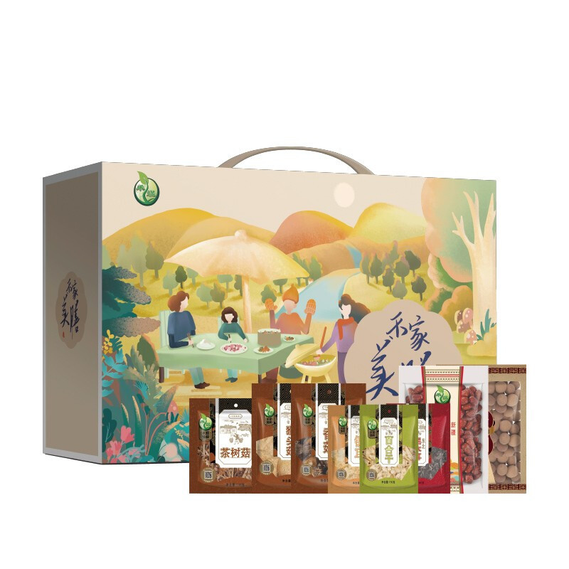 禾煜 山珍干货 礼盒 禾家美膳1551g