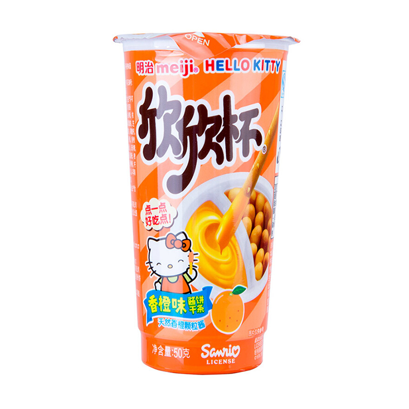 明治欣欣杯香橙味50g