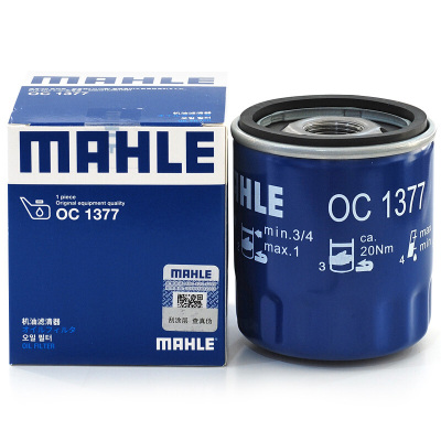 马勒(MAHLE)机滤OC1377适配长安/睿骋/菲跃/猛禽/远景/帝豪/君越/英朗/凯迪拉克/宝骏/荣威/酷威/名爵