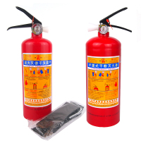桂安干粉灭火器2公斤 送车载魔术贴 车用家用灭火器2kg MFZ/ABC2 消防器材