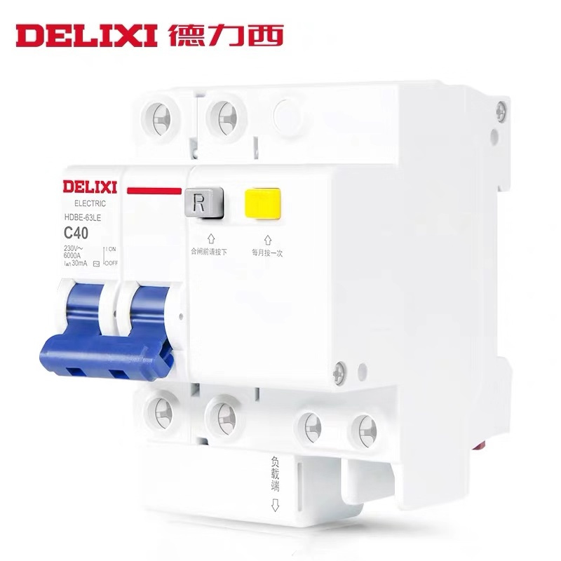 德力西 漏电断路器 规格:DZ47sLE 2P 40A