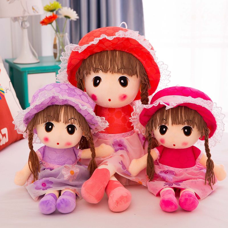 可爱菲儿布娃娃女孩花仙子毛绒玩具儿童公仔女生日礼物公主洋娃娃