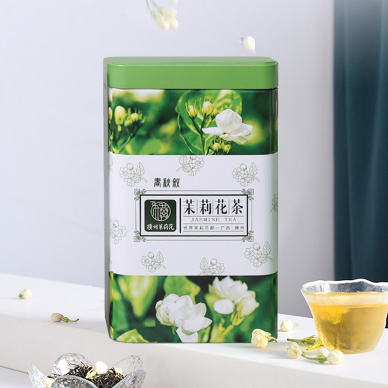 春秋叙 茶叶 茉莉花茶 250g*2罐/袋 配礼袋高清大图