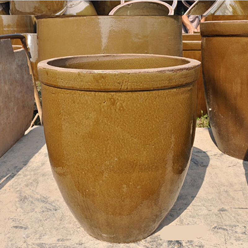 纳丽雅(naliya)酸菜缸缸腌菜缸酱缸土陶缸粗陶水缸净水缸 30斤