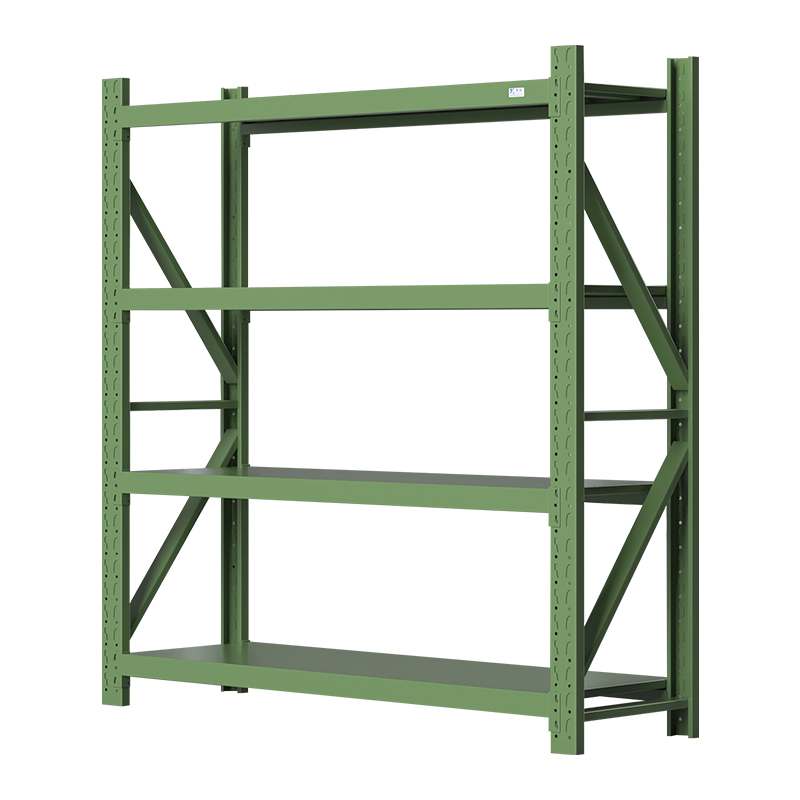 臻远 ZYJJ-HJ-003 仓储货架中型货架绿色主架2000*500*2000mm/200kg