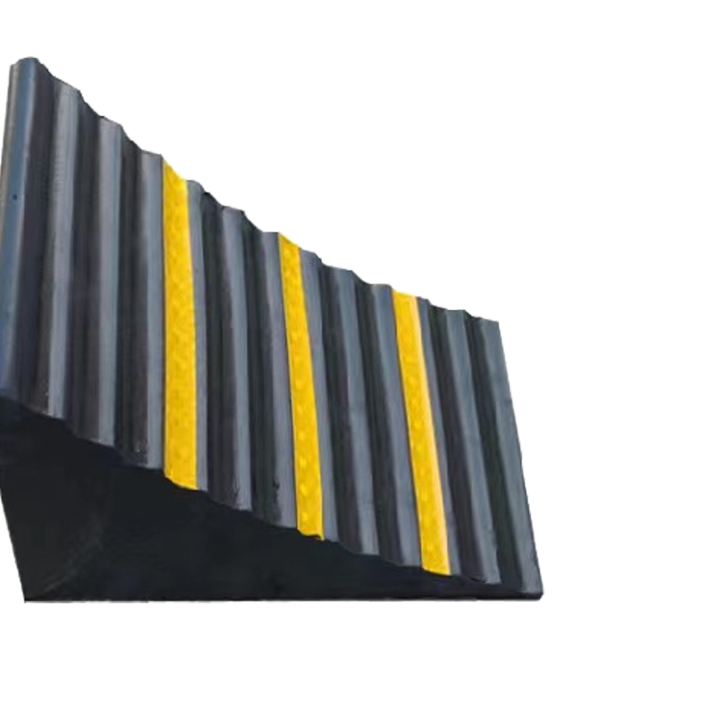 翌嘉YJ4121910塑料止退器塑料止滑器停车斜坡垫三角木阻车器 300*160*190mm高清大图