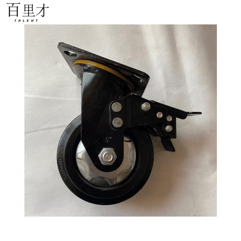 百里才 橡胶万向轮 6寸 个图片