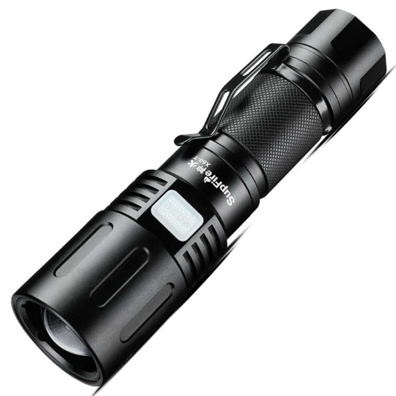 神火强光手电变焦远射usb充电式户外强光手电