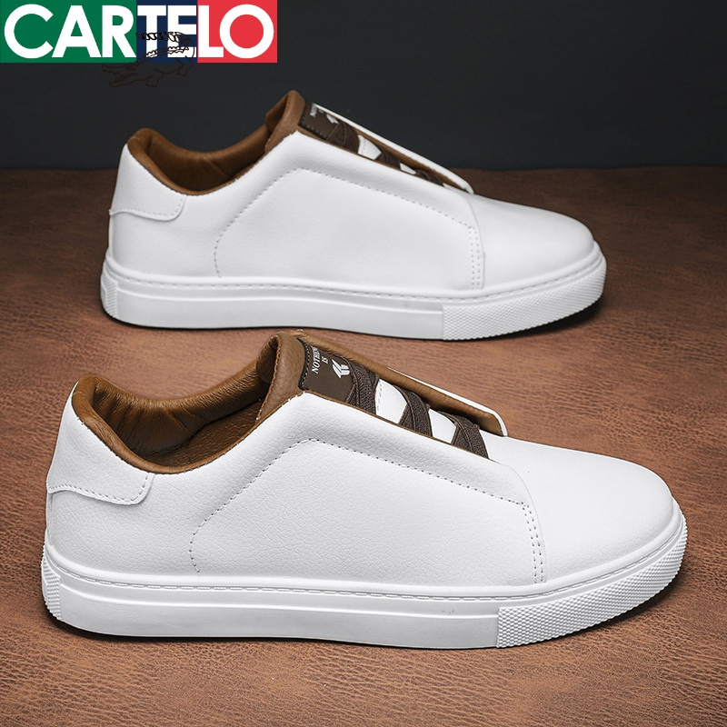 线下专柜同款卡帝乐鳄鱼cartelo新款百搭舒适男士板鞋潮鞋休闲鞋男鞋