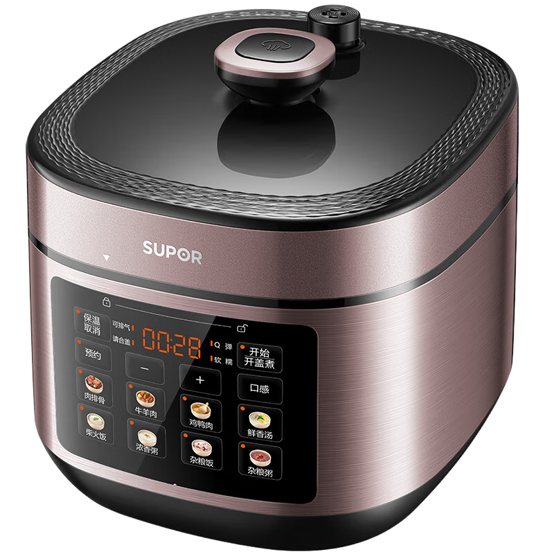 苏泊尔(SUPOR)电压力锅 QC系列0涂层304厚底钢釜电压力锅 SY-50FC21高清大图