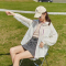 [直降价109元]唐狮夏装新款外套女短款女韩版百搭防紫外线长袖衫