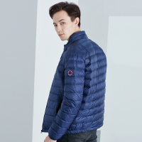 雅鹿清仓羽绒服男士短款2019年新款修身轻薄羽绒服休闲外套男