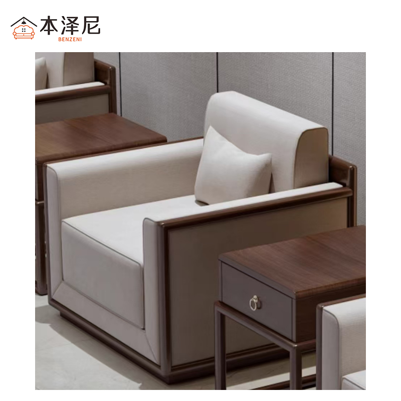 本泽尼 贵宾沙发 HTZ-SFD988 900*800*800mm 张高清大图