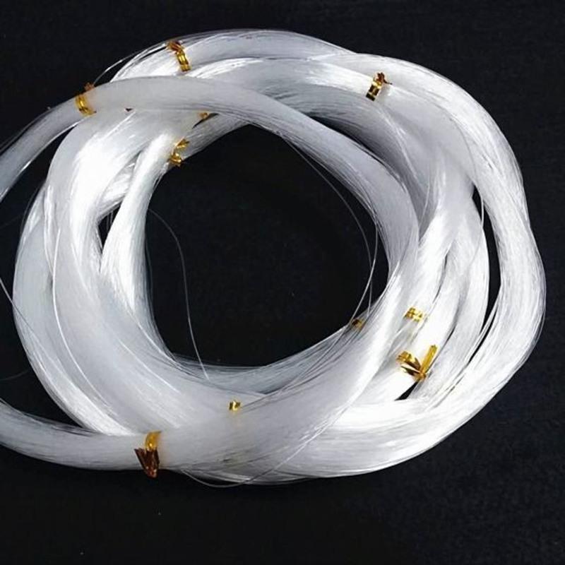 透明尼龙线钓鱼线渔线钓组线组主线绑钩线强拉力100米袋渔具配件100米