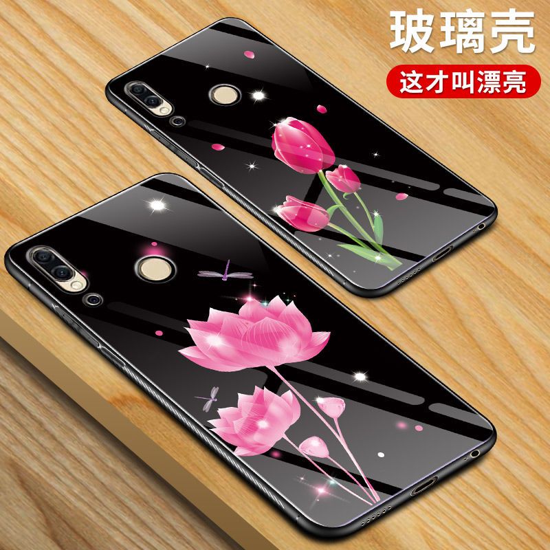 华为荣耀8x手机壳honor8x保护壳玻璃全包防摔JSN-AL00a网红男女款