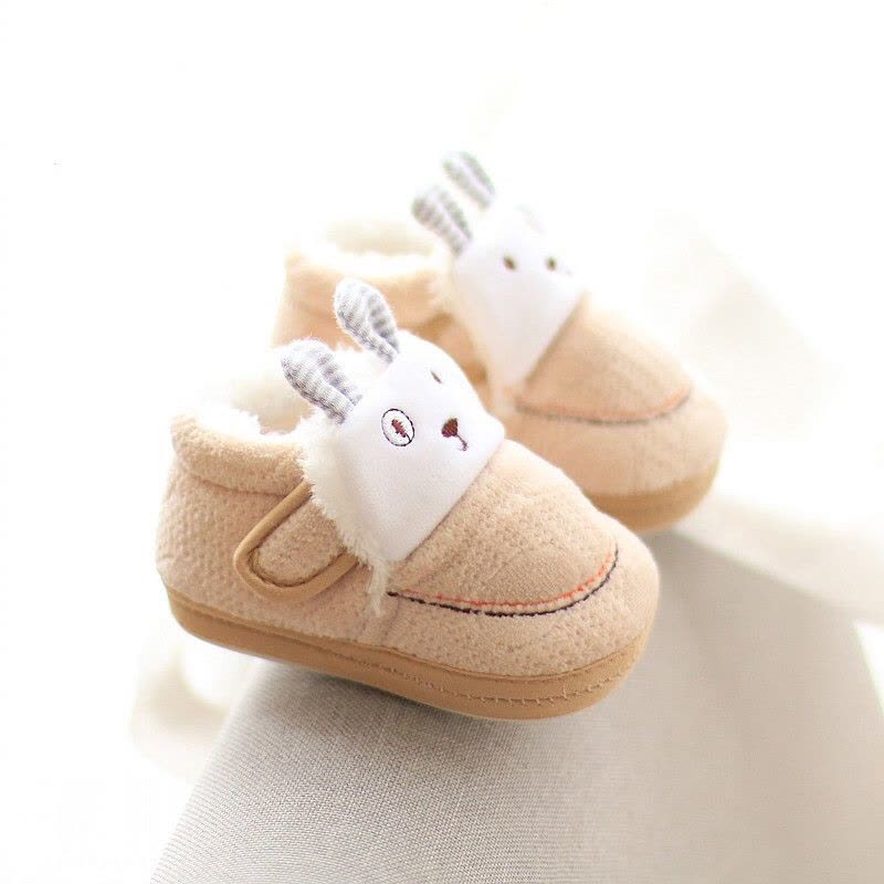 迪鲁奥(DILUAO)新款婴儿学步鞋冬季宝宝0-3女童6-12个月软底加厚棉鞋儿小图片