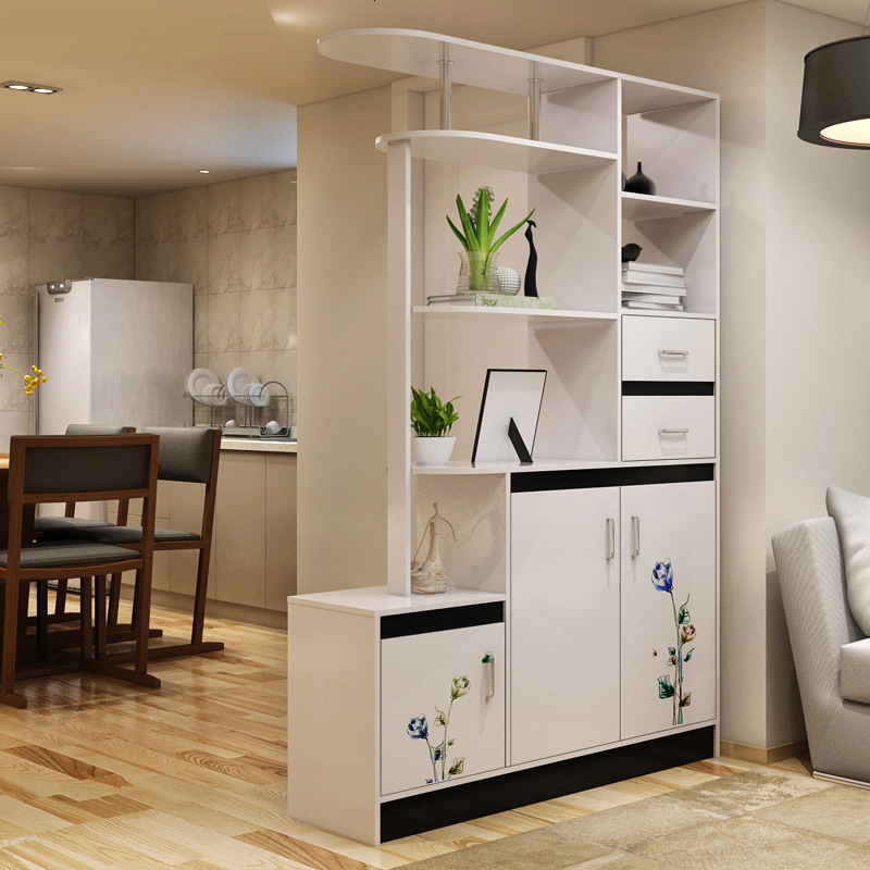 简约现代家用厅柜隔断柜酒柜鞋柜一体欧式多功能玄关装饰间厅柜