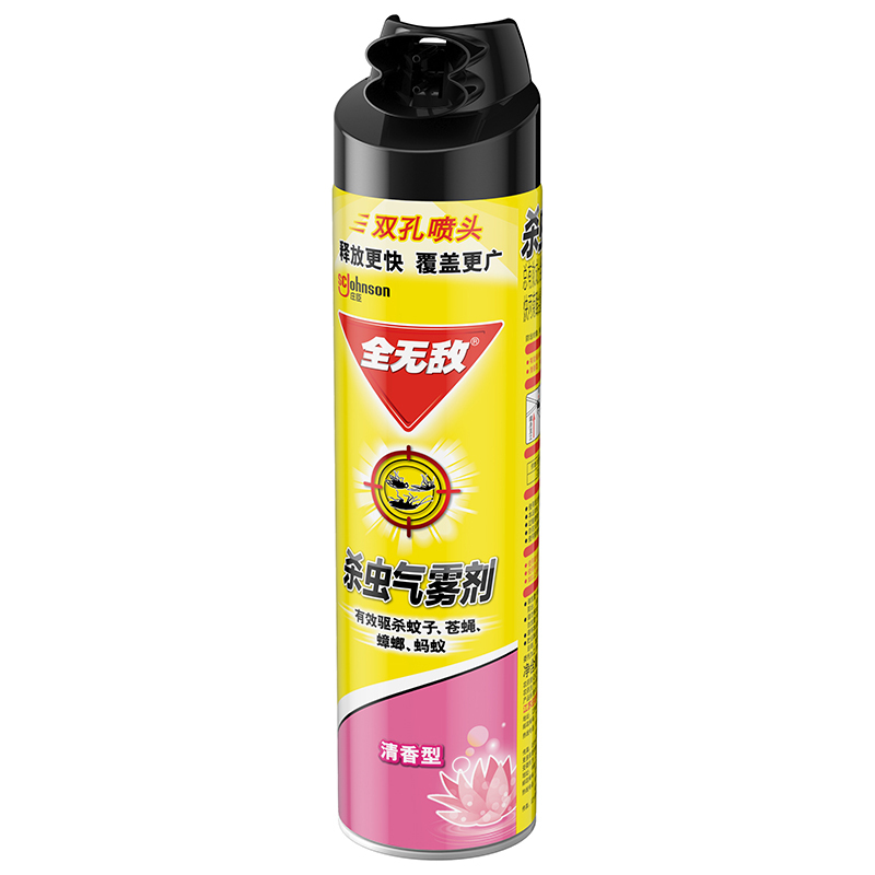 全无敌 杀虫气雾剂 清香型 600ml 杀虫剂 杀虫水 清香600ml 单瓶装