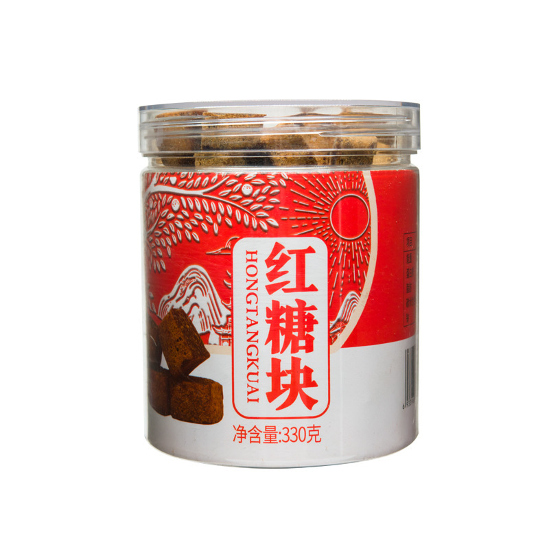 鹤来香 砂糖绵白糖调味甘蔗糖细砂食用糖 红糖块330克*2罐