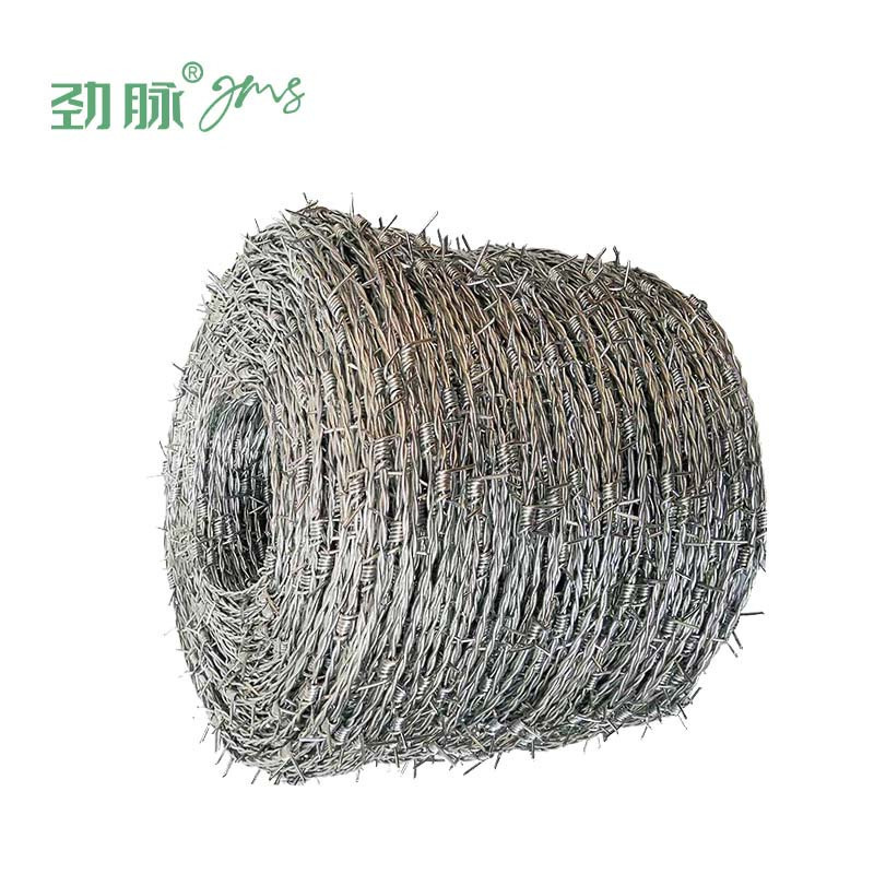 劲脉 镀锌钢丝刺绳 100米双股4.5mm丝粗 卷高清大图