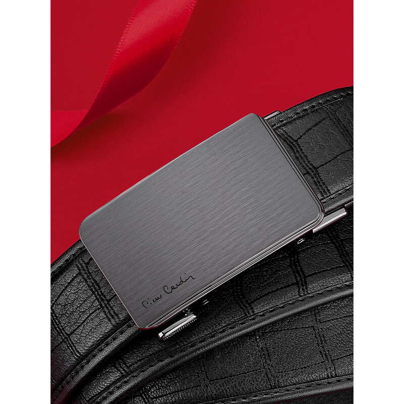 皮尔卡丹(pierre cardin)新款休闲男式自动扣皮带 W43812081-7A高清大图