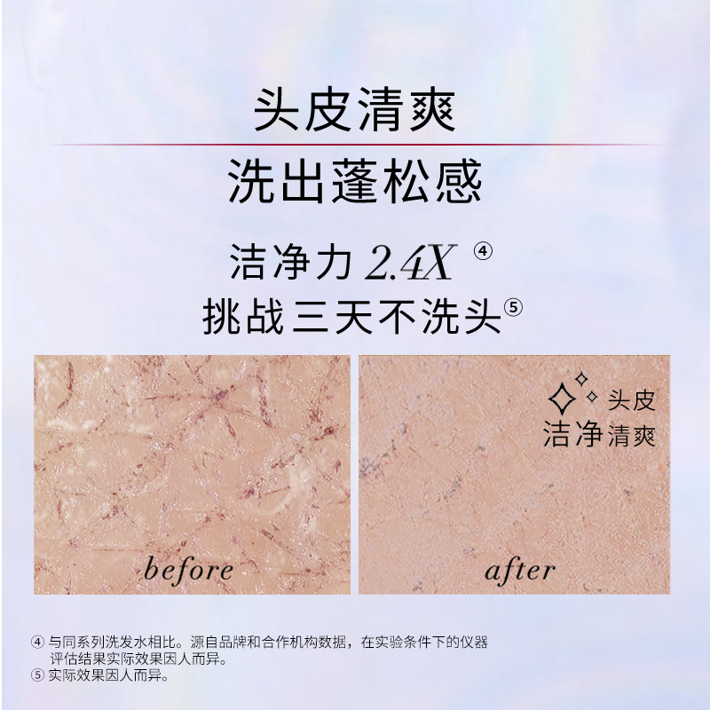 欧莱雅紫安瓶玻尿酸水光盈润洗护组合持久留香蓬松长效控油440ml*2瓶头皮清爽高清大图