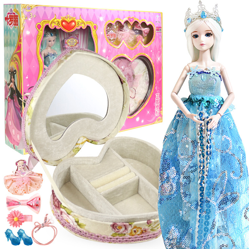 叶罗丽娃娃女孩玩具梦幻屋拉杆箱双层别墅夜萝莉儿童洋娃娃精灵梦幻