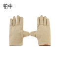 铂牛 帆布手套 均码 双