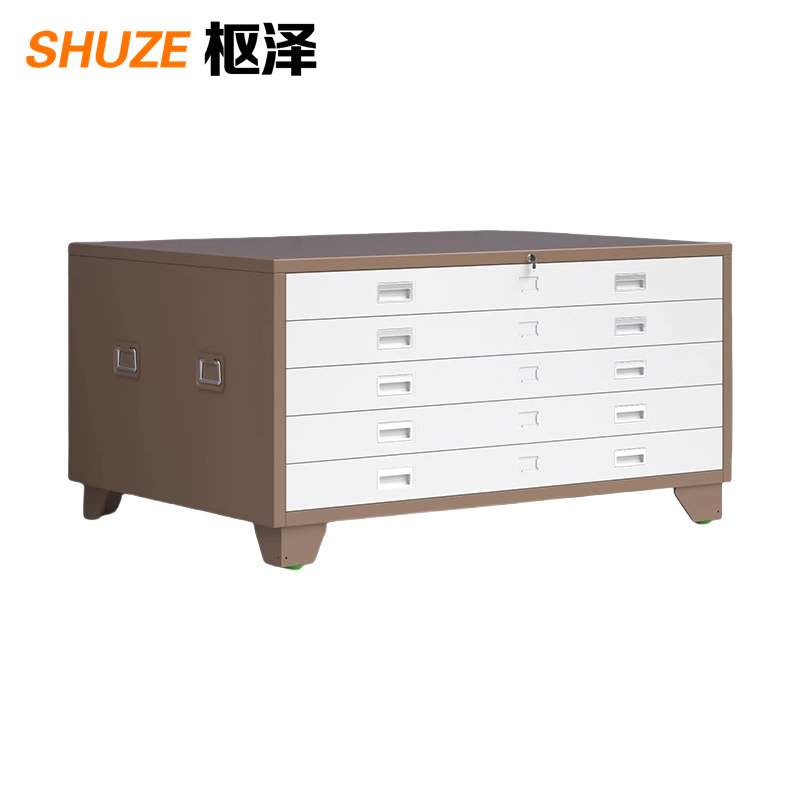 枢泽 图纸柜 文件柜 0号单节带轮1300*930*650mm 台高清大图