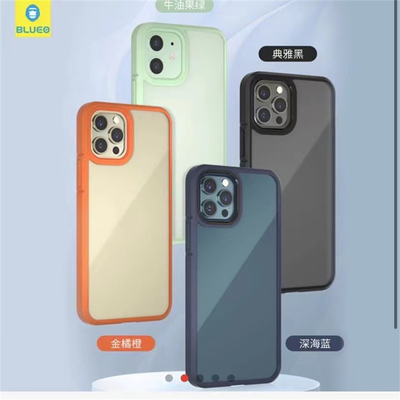 蓝橙blueo 苹果12系列透明 防摔手机保护套