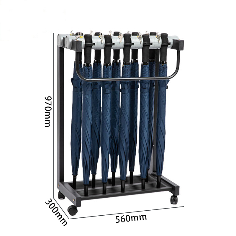 豫汉迎雨伞架带伞 雨伞架带伞10头560*300*970mm套 默认