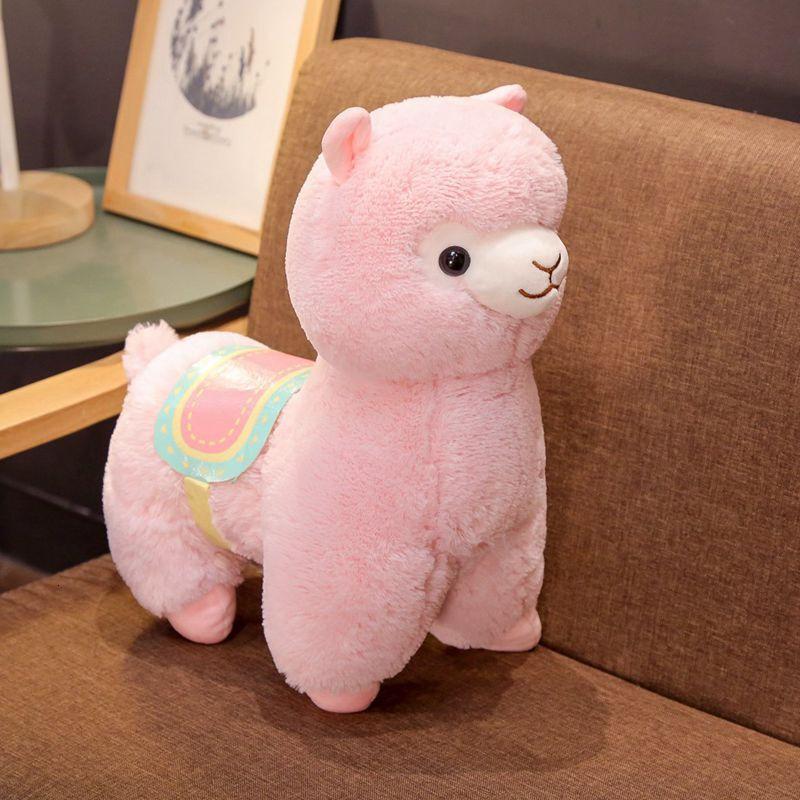 可爱卡通马鞍仿真萌羊驼神兽羊驼毛绒玩具公仔玩偶布娃娃