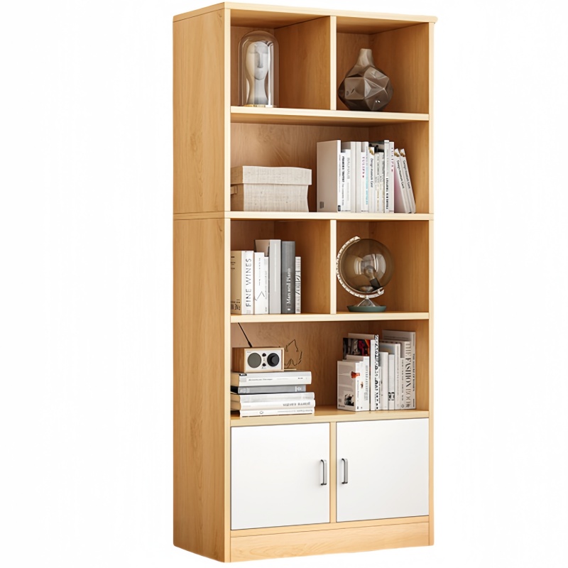 攸形多层落地书柜60*30*180cm台高清大图