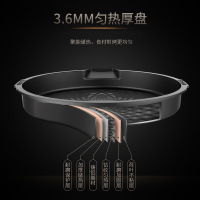 苏泊尔电饼铛家用双面加热 上下盘单独加热 煎烤机 加深烤盘可拆洗 电煎锅 烙饼锅煎饼铛 JC32R01