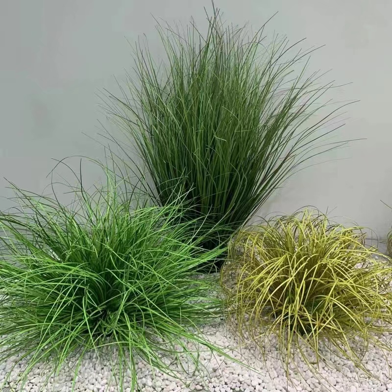 仿真绿植蒲草装饰造景假草摆件 10盆起售高清大图
