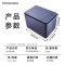 迷你宝贝(MINIBABY)MINIS80L纳米+高温杀菌款钛金灰内衣裤洗衣机全自动袜子高温煮洗小型清洁内裤机